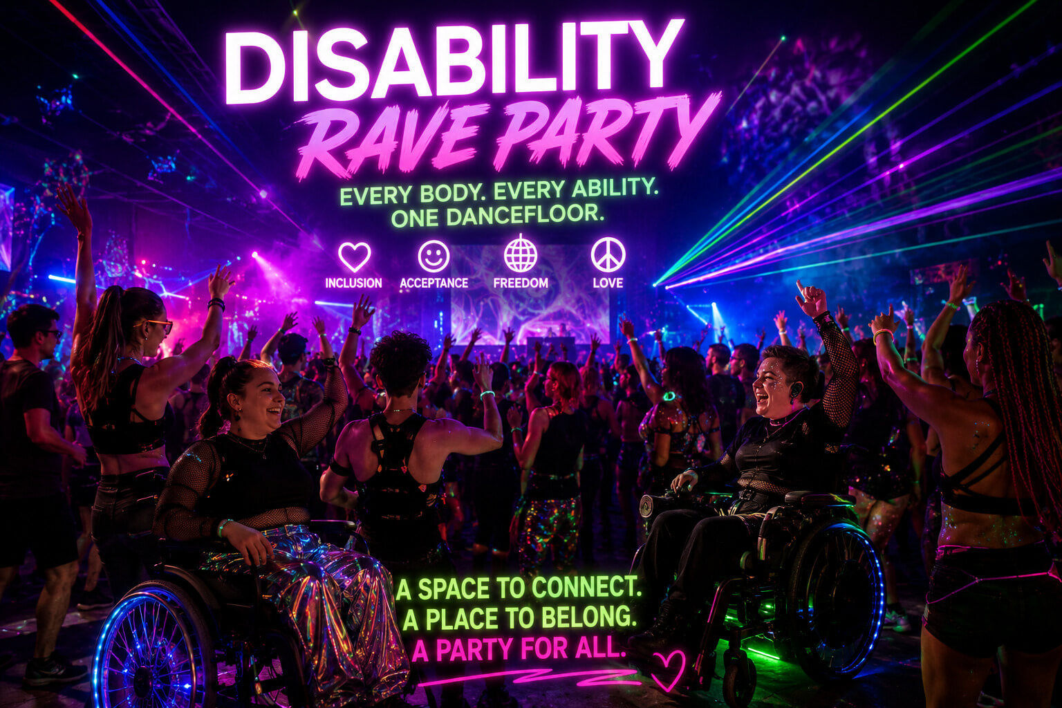 Kindred - Disability Rave Party